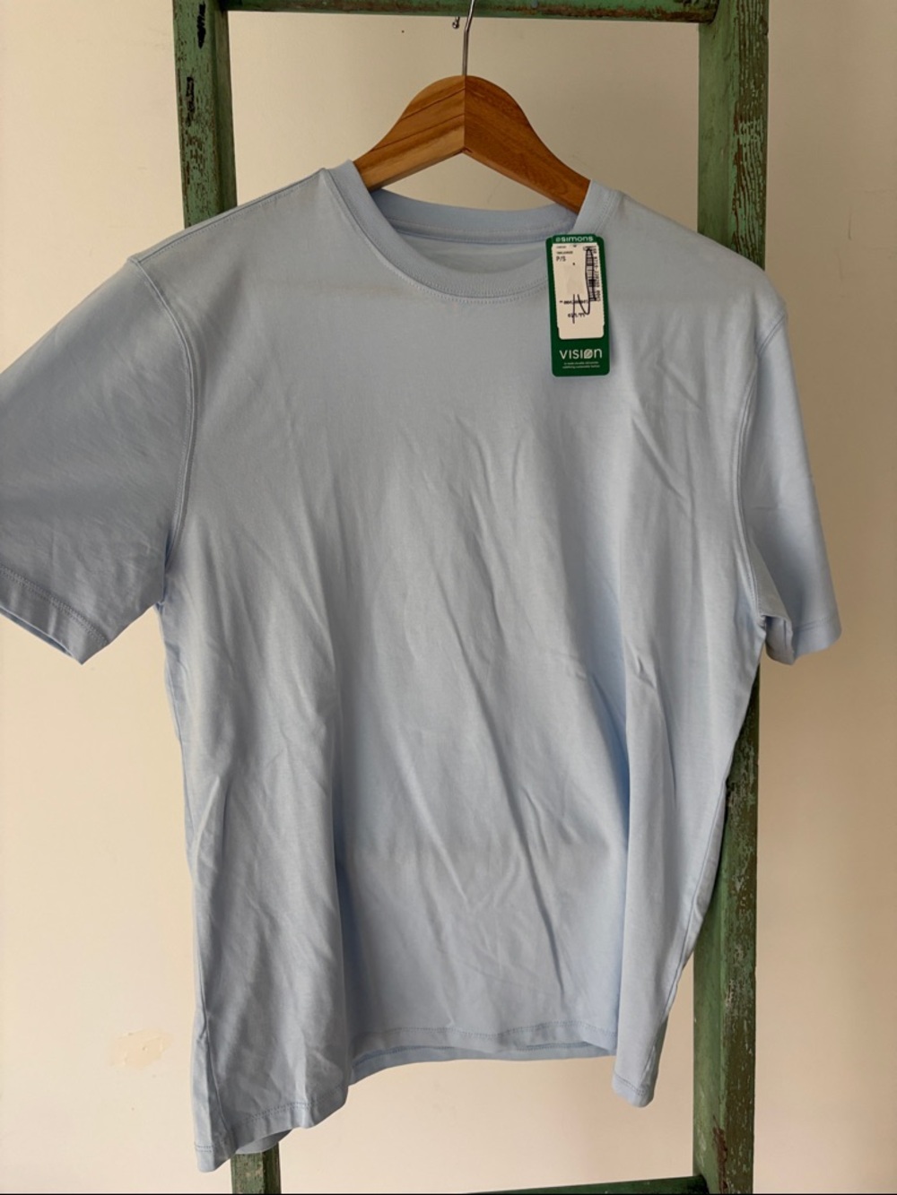 Simons Light Blue Short-Sleeve Crew Neck Tee